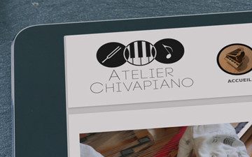 アトリエ・チバピアノのウェブサイト制作