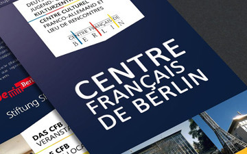 Création du prospectus du Centre Français de Berlin