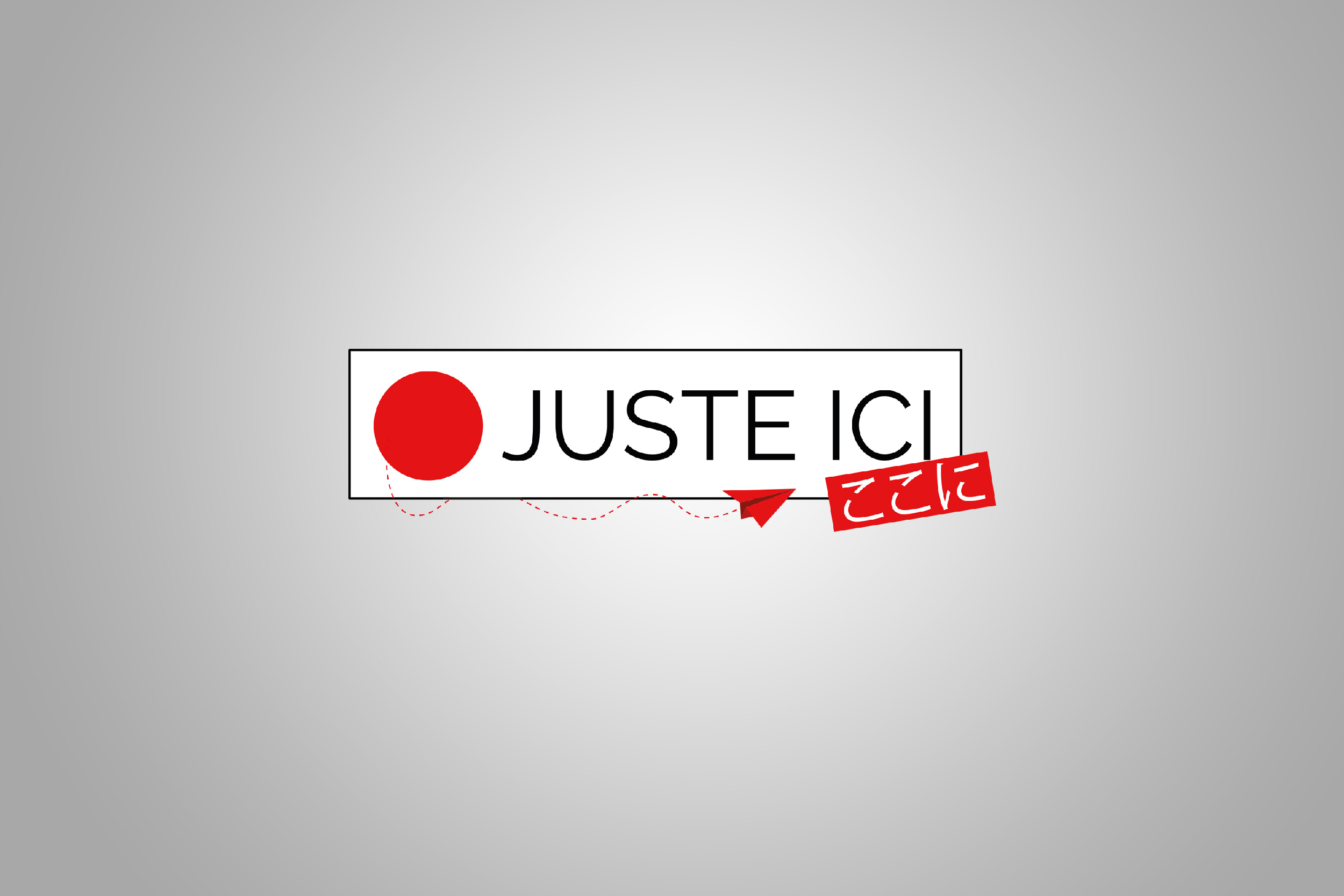 Juste Ici logo webdesign