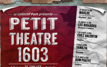 Poster design for the Petit Théâtre 1603